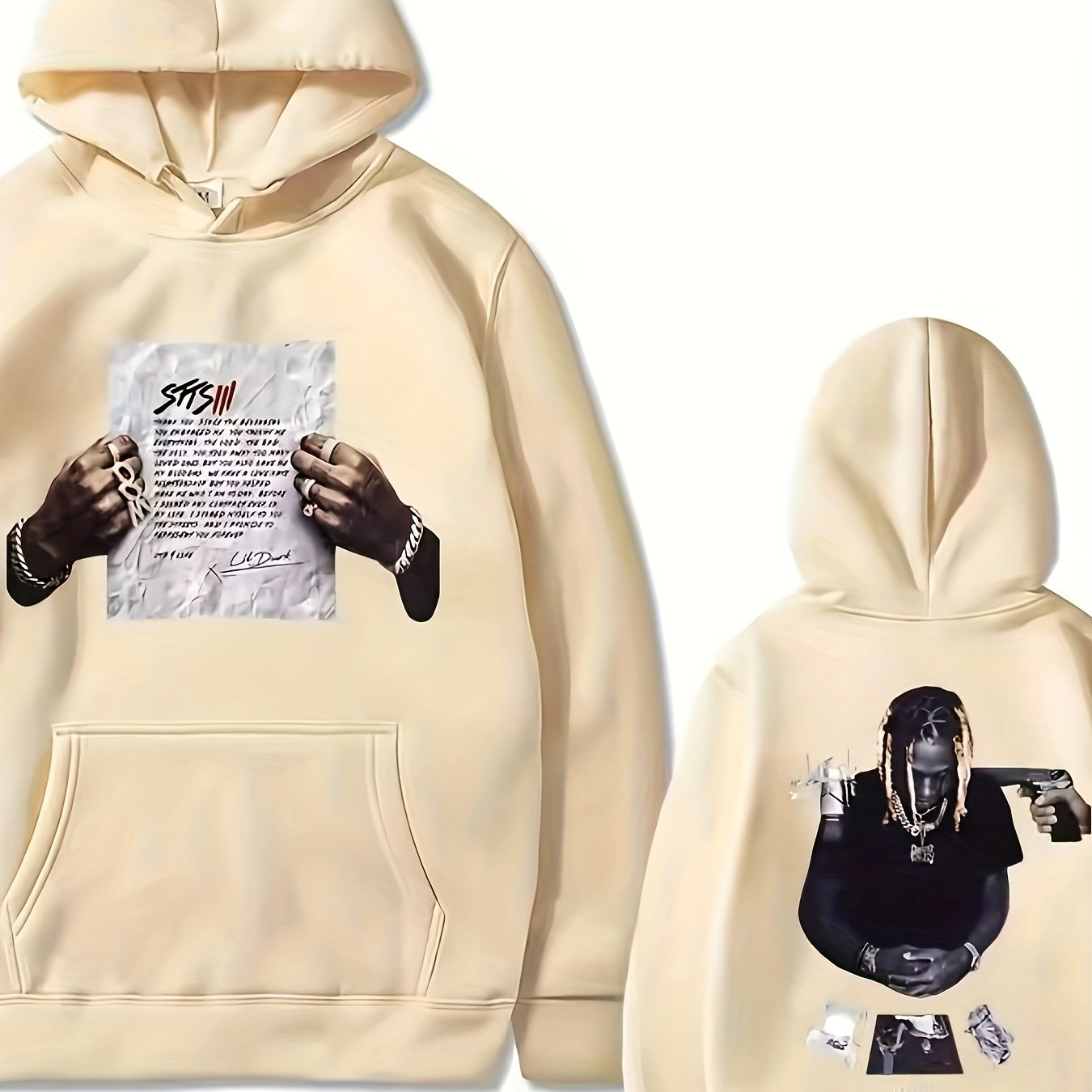 Lil Durk Social Distancing Graphic Hoodie