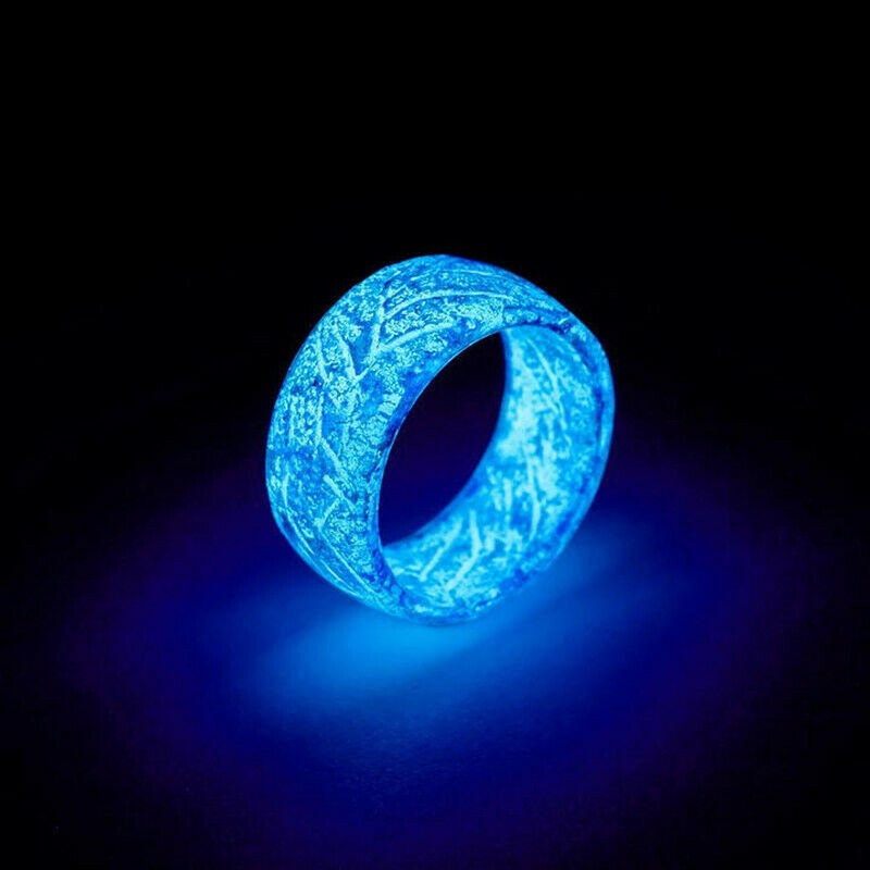 Cool Luminous Crackle Ring