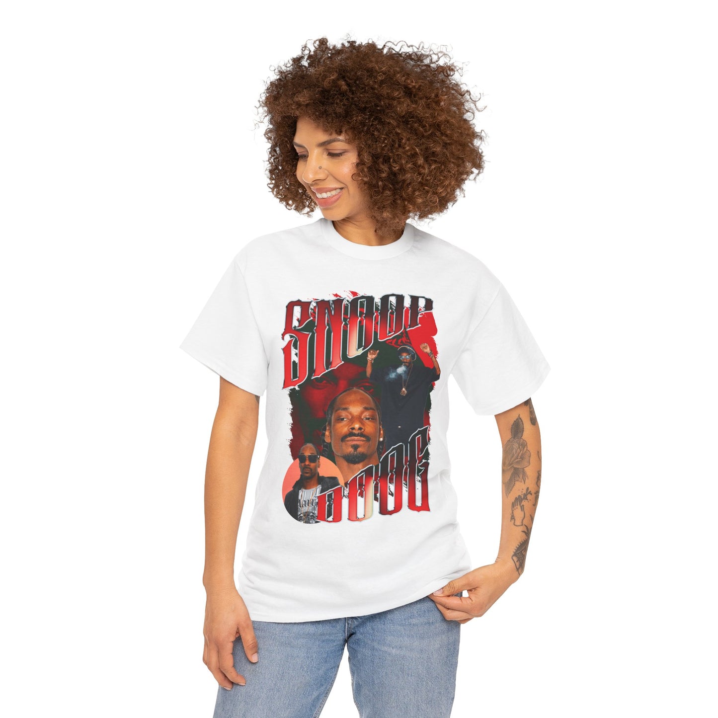 Snoop Dogg Walkin' Graphic Hip Hop T-Shirt