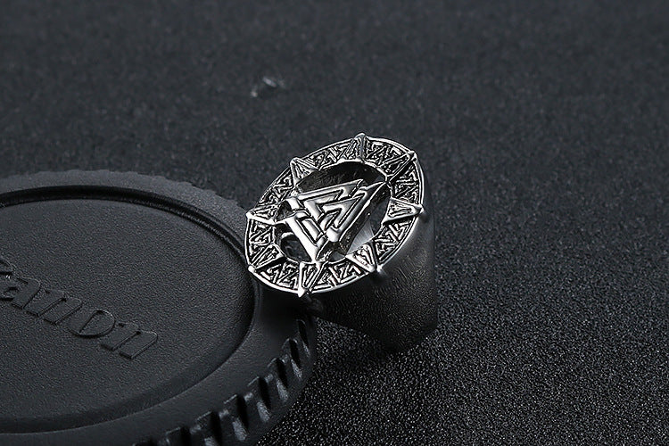 Viking warrior men's ring