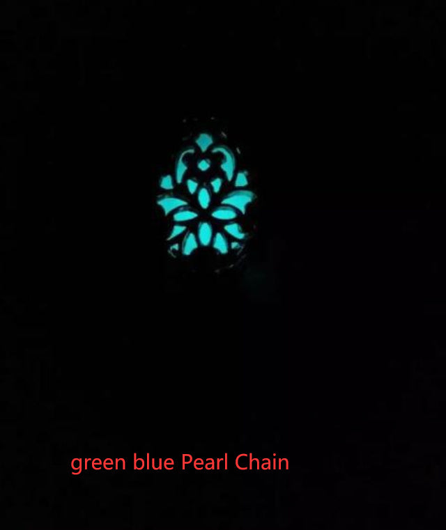 Fluorescent jewelry, European and American hollow necklace, luminous eBay alloy, Water Drop Pendant, electronic commerce accessories