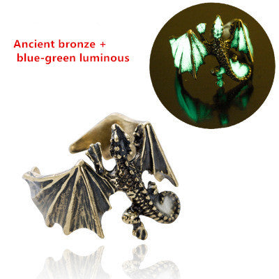 Luminous Pterosaur Men's Ring