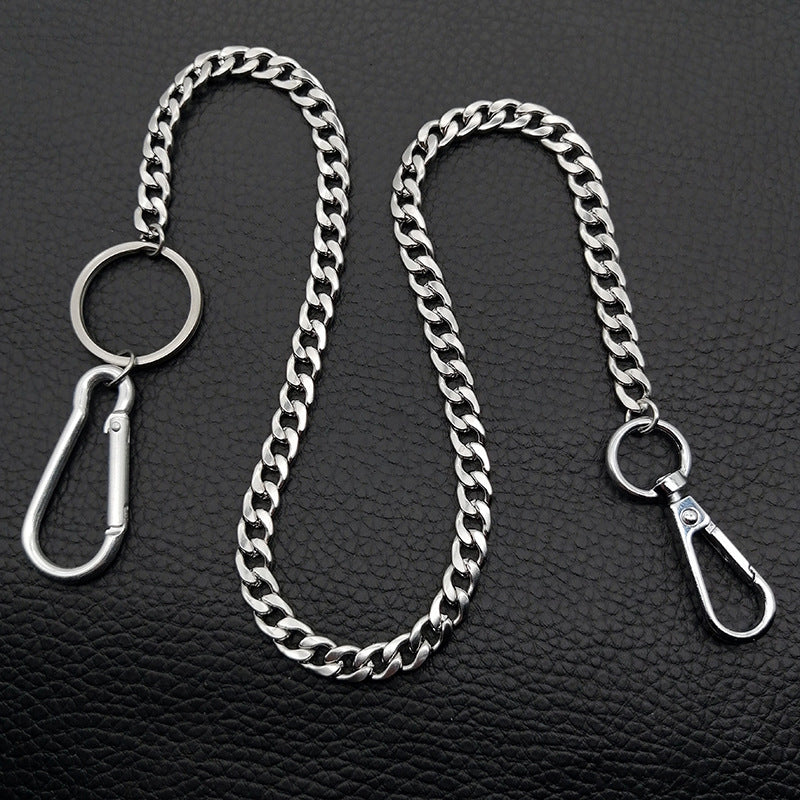 Stainless steel hip hop waist chain