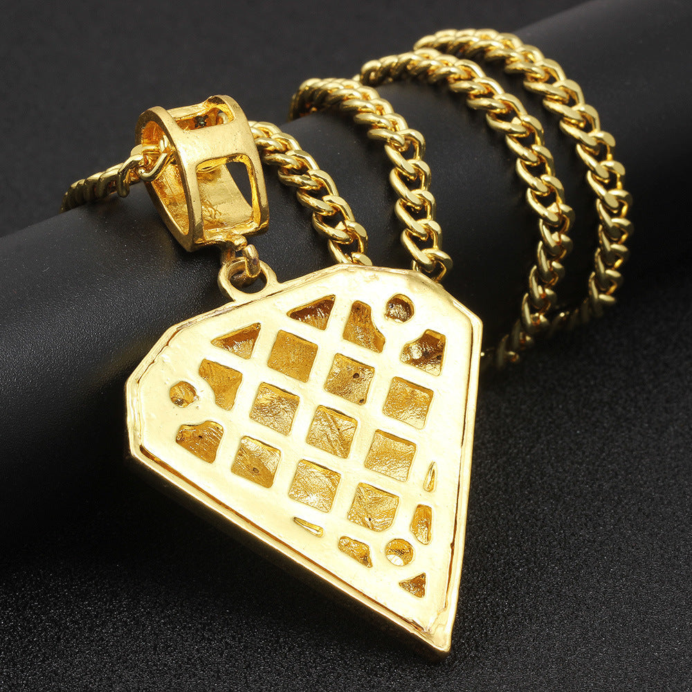 Full diamond hip-hop pendant