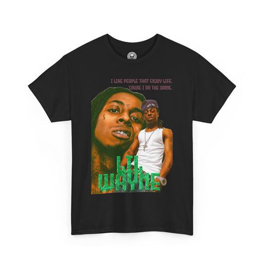 Lil Weezy Enjoy Life Graphic Hip Hop T-Shirt