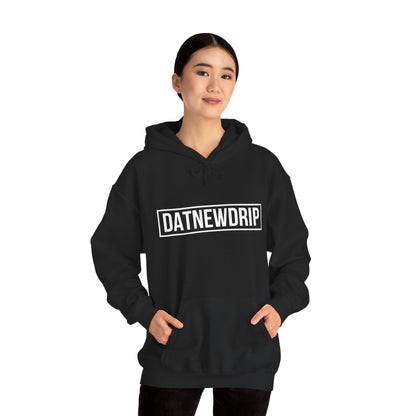 DATNEWDRIP Classic Streetwear Graphic Hoodie White Label Logo