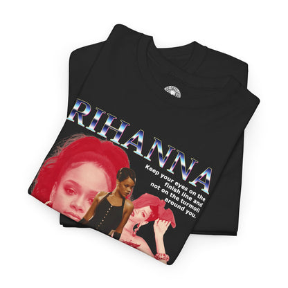 Rihanna Hot Steppin' Graphic Hip Hop T-Shirt