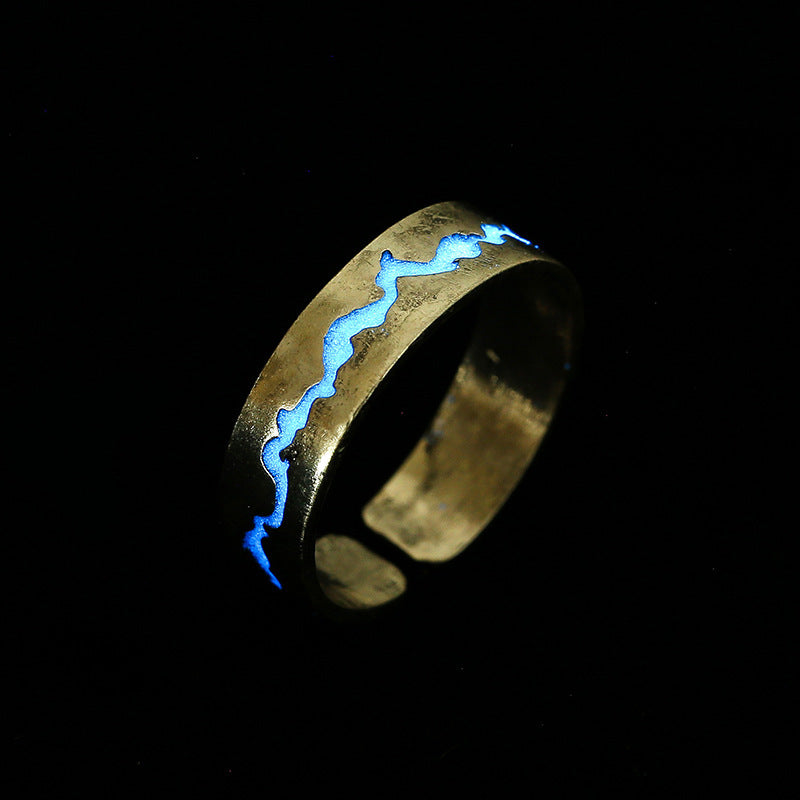 New Luminous Ring Crack Men And Women