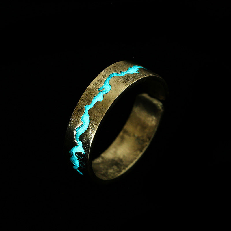 New Luminous Ring Crack Men And Women