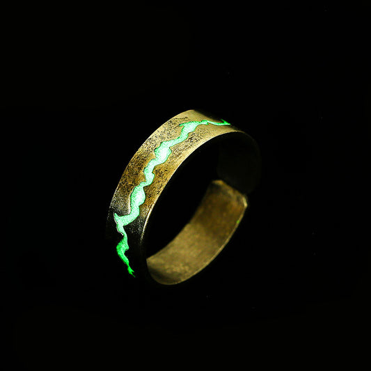 New Luminous Ring Crack Men And Women