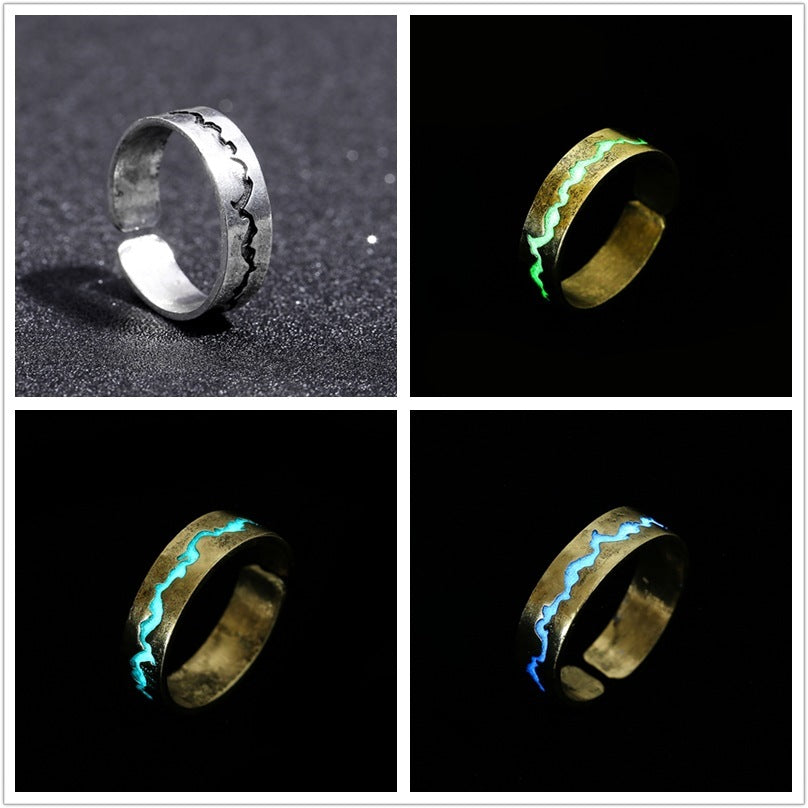 New Luminous Ring Crack Men And Women