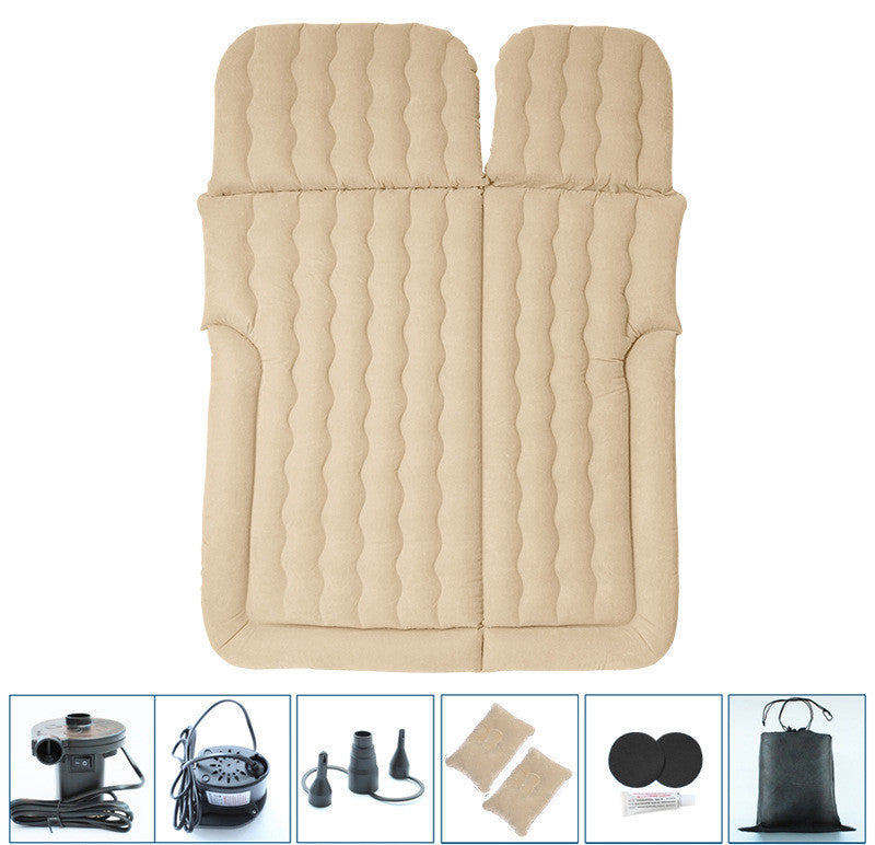 Stock Car Interior Accessories Home Car Dual Purpose Inflatable Bed Car Suv Air Cushion Bed Travel Inflatable Mattress