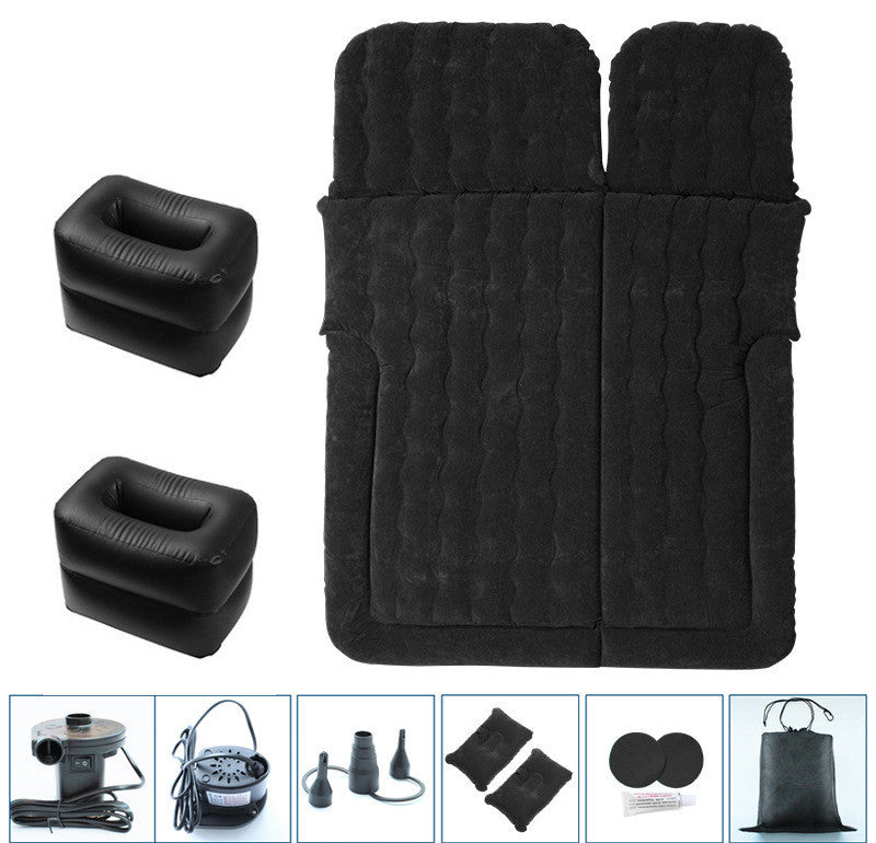 Stock Car Interior Accessories Home Car Dual Purpose Inflatable Bed Car Suv Air Cushion Bed Travel Inflatable Mattress