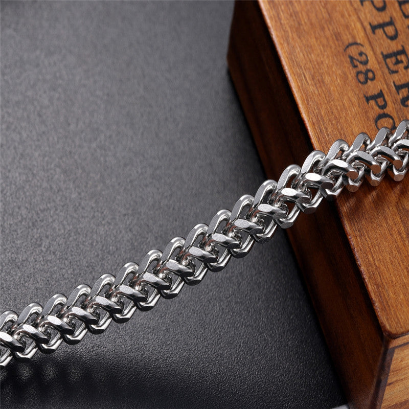 Men's Bracelet Hip Hop Fashion Accessories 4mm 6m Stainless Steel Bracelet