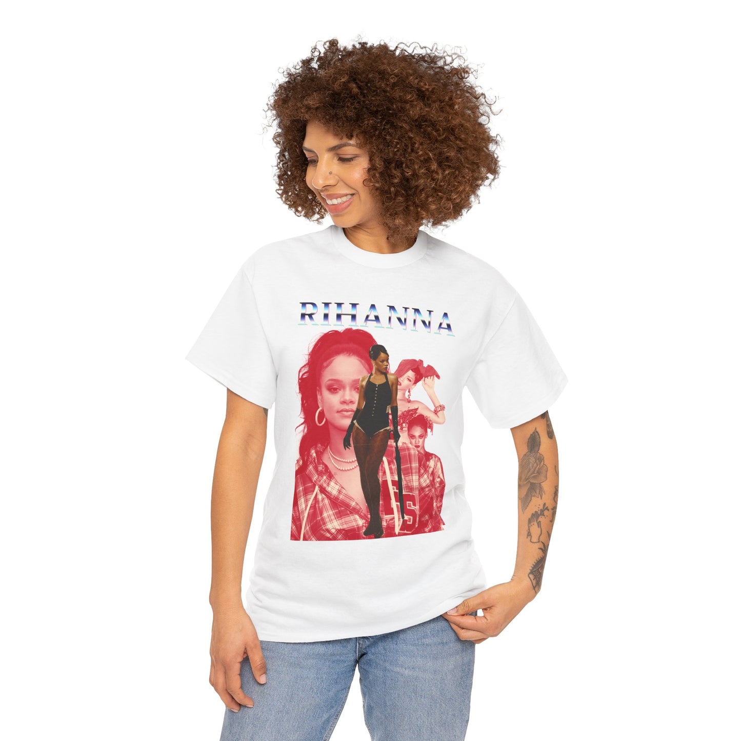 Rihanna Hot Steppin' Graphic Hip Hop T-Shirt