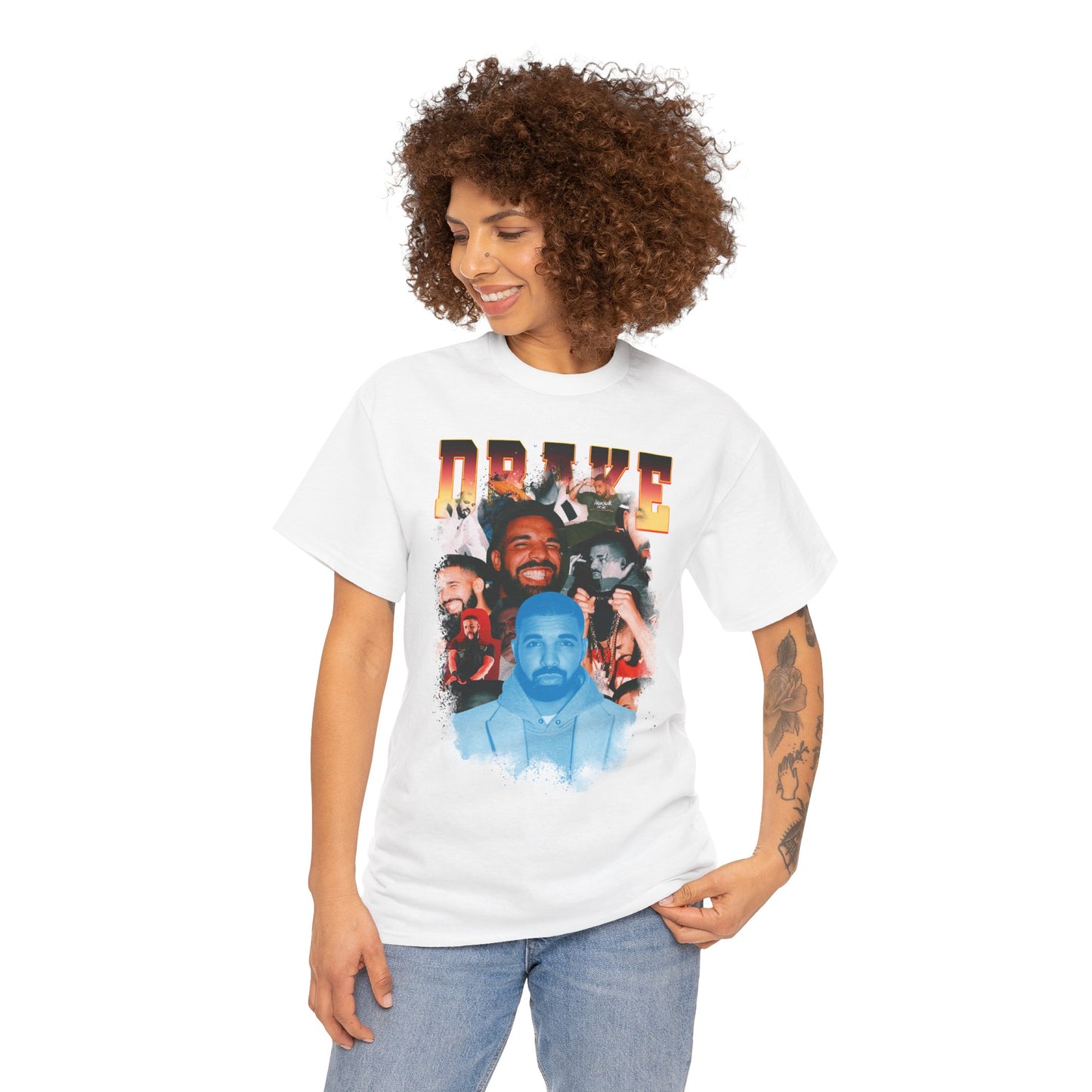Drake Big Smiles Graphic Hip Hop T-Shirt