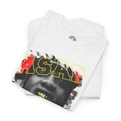 DATNEWDRIP ASAP Rocky Gold Grillz Graphic Hip Hop T-Shirt