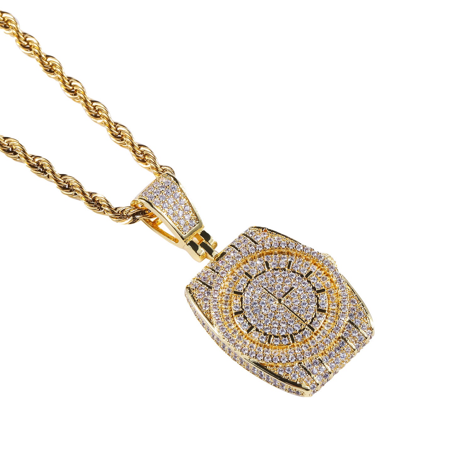 Hip-hop Watch Watch Pendant Necklace