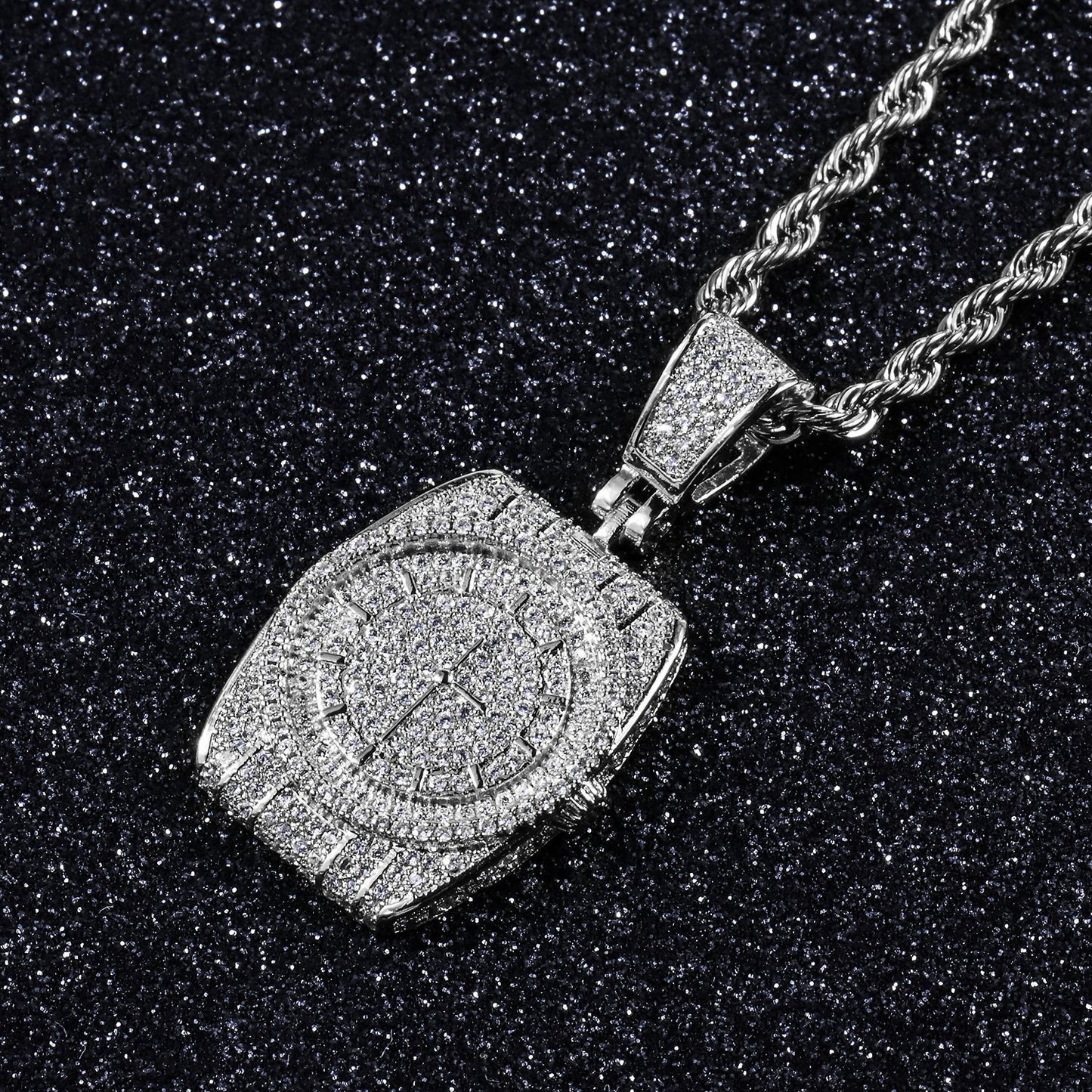 Hip-hop Watch Watch Pendant Necklace