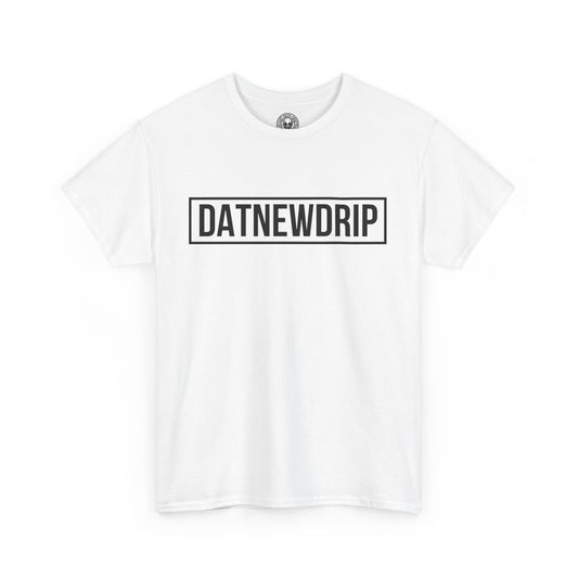 DATNEWDRIP Classic Streetwear Graphic Tee Black Label Logo