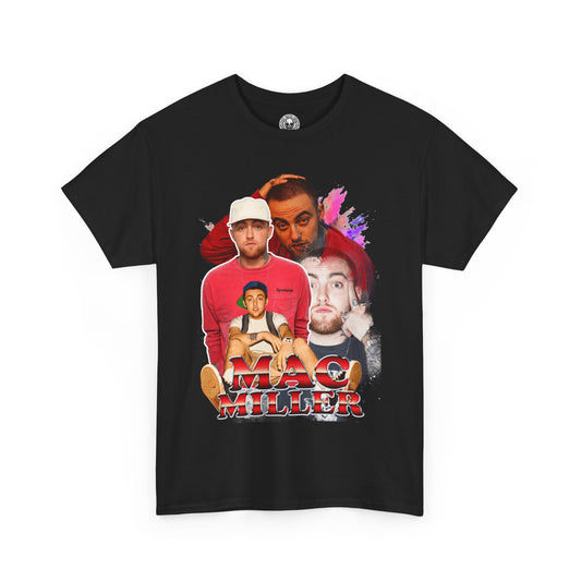Mac Miller Kickin' Back Graphic Hip Hop T-Shirt