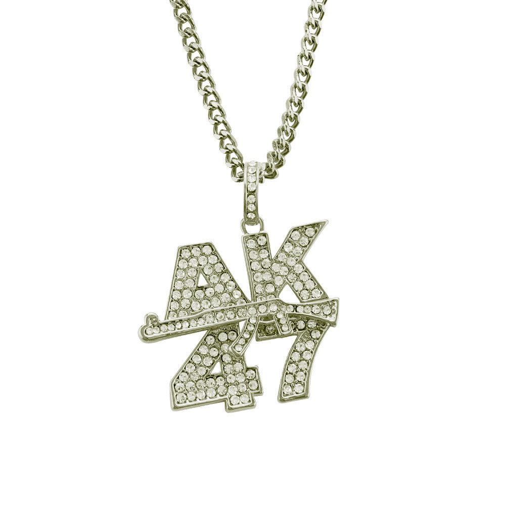 European and American hip hop pendant necklace