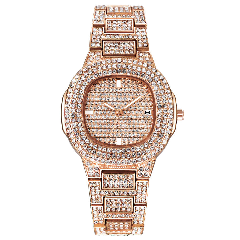 Fashion Steel Band Diamond Diamond Watch