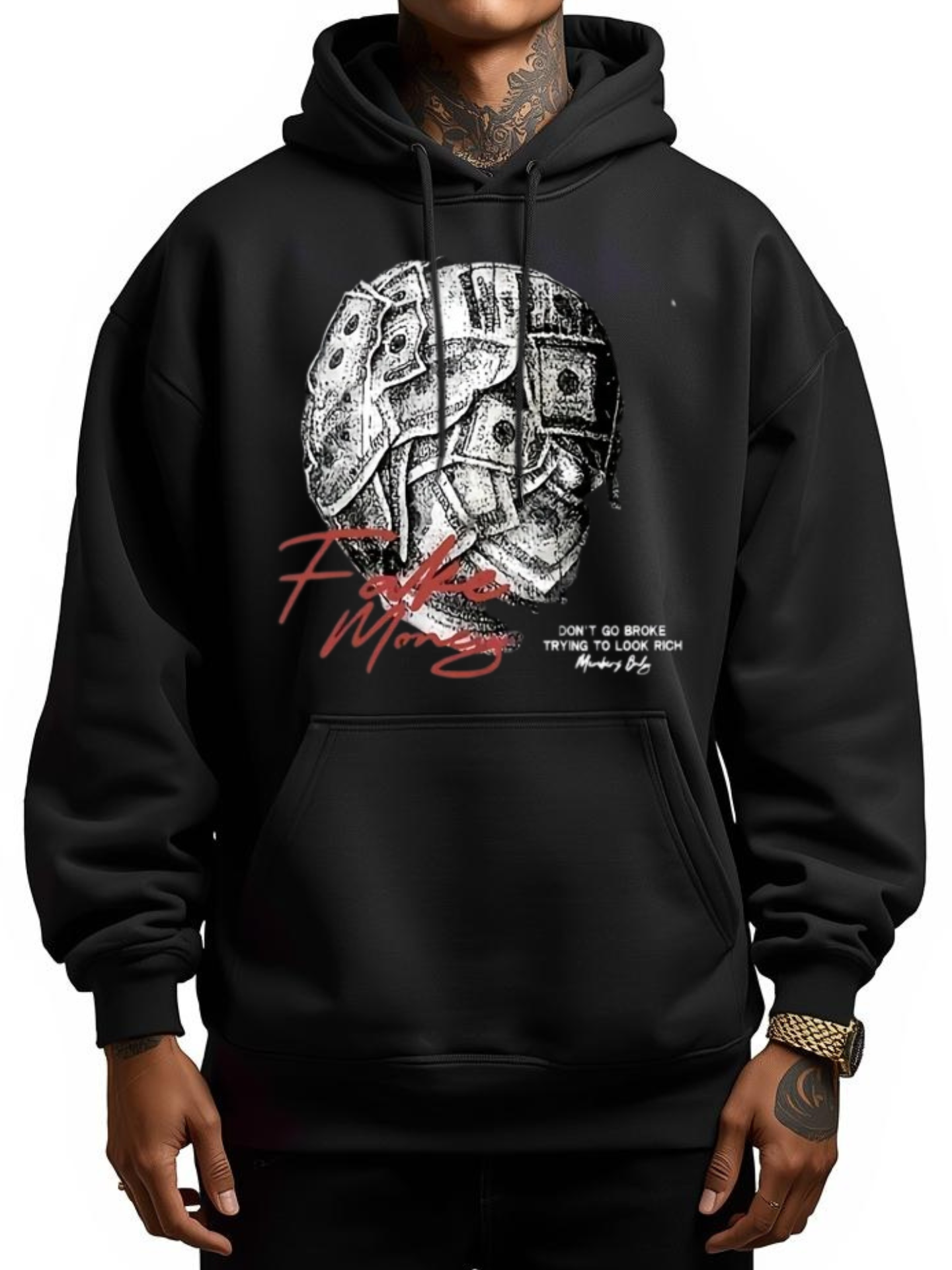 Don't Go Broke Trying to Look Rich Hoodie