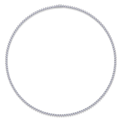 Moissanite Diamond S925 Silver Tennis Chain Necklace