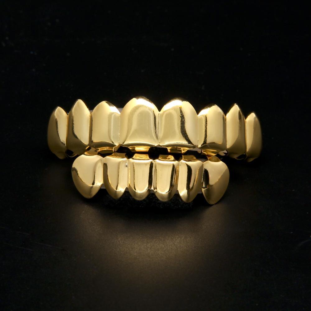 Hip hop gold braces