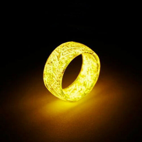 Cool Luminous Crackle Ring