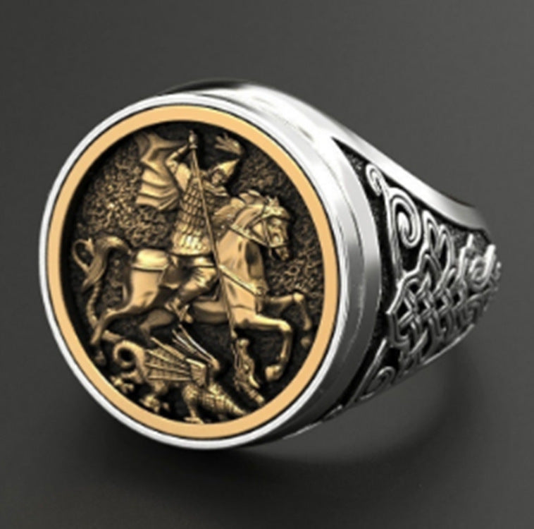 Hip Hop Male Viking Fortune Bird Eagle Ring