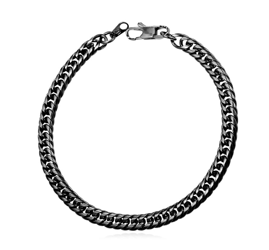 Fashion hip hop stainless steel chain bracelet