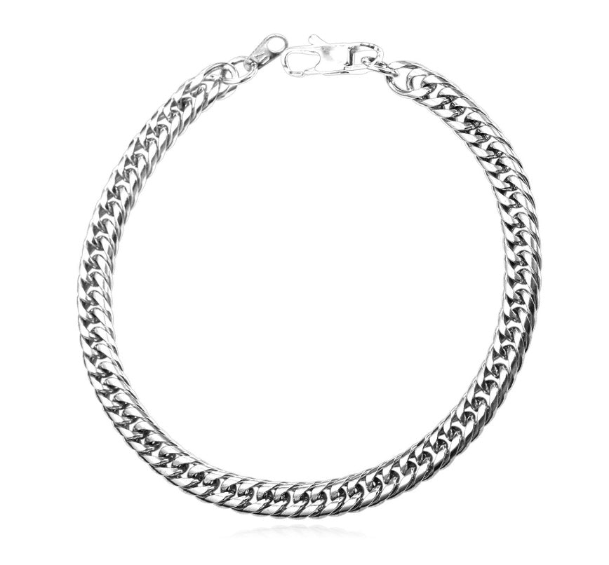 Fashion hip hop stainless steel chain bracelet