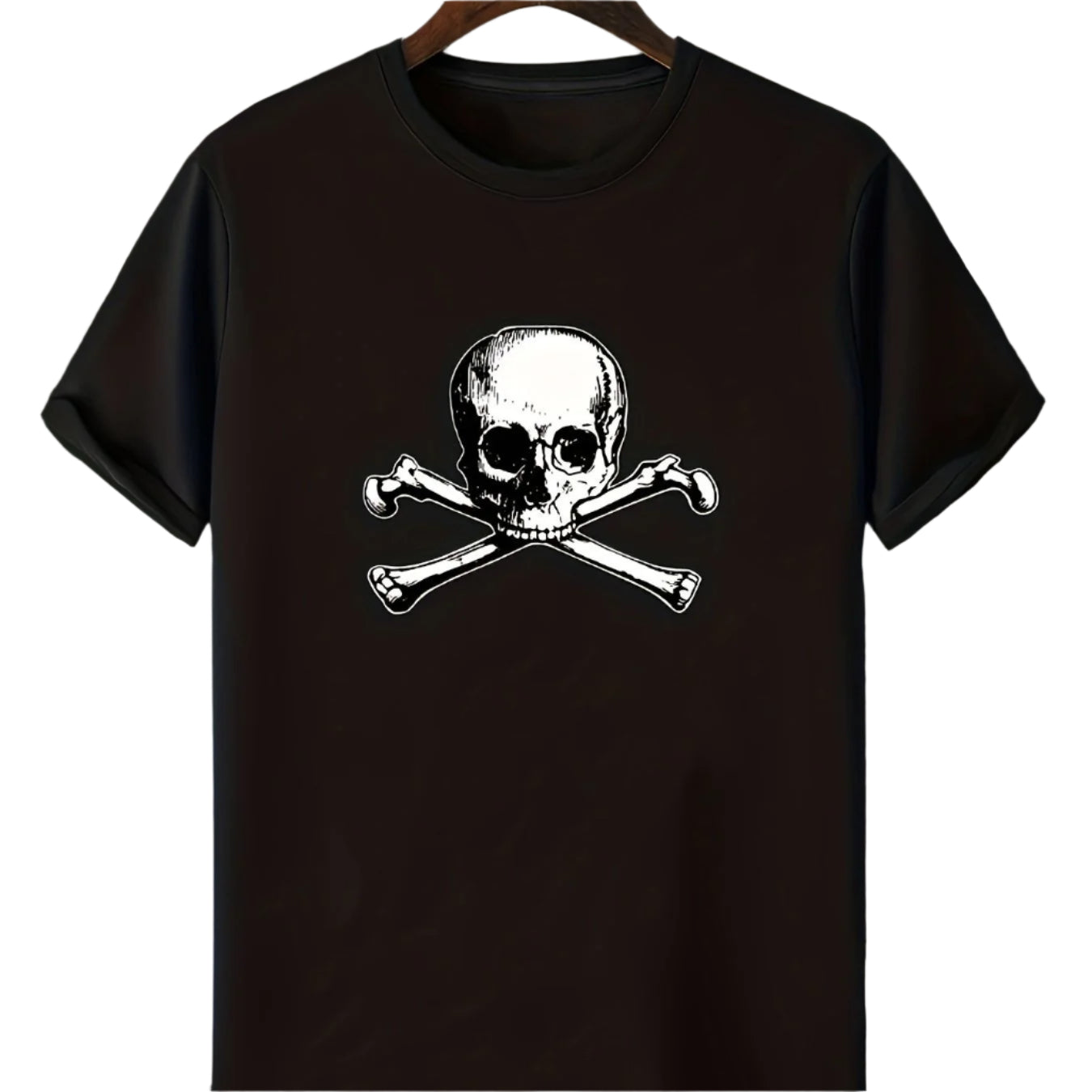 Skull Print, Men's Pattern T-shirt, Summer Casual And Comfortable T-shirt, Men's Clothing