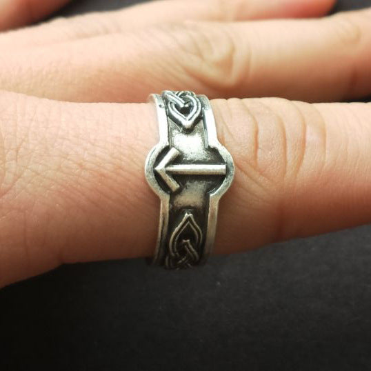 Nordic Viking Vintage Luna Alloy Ring