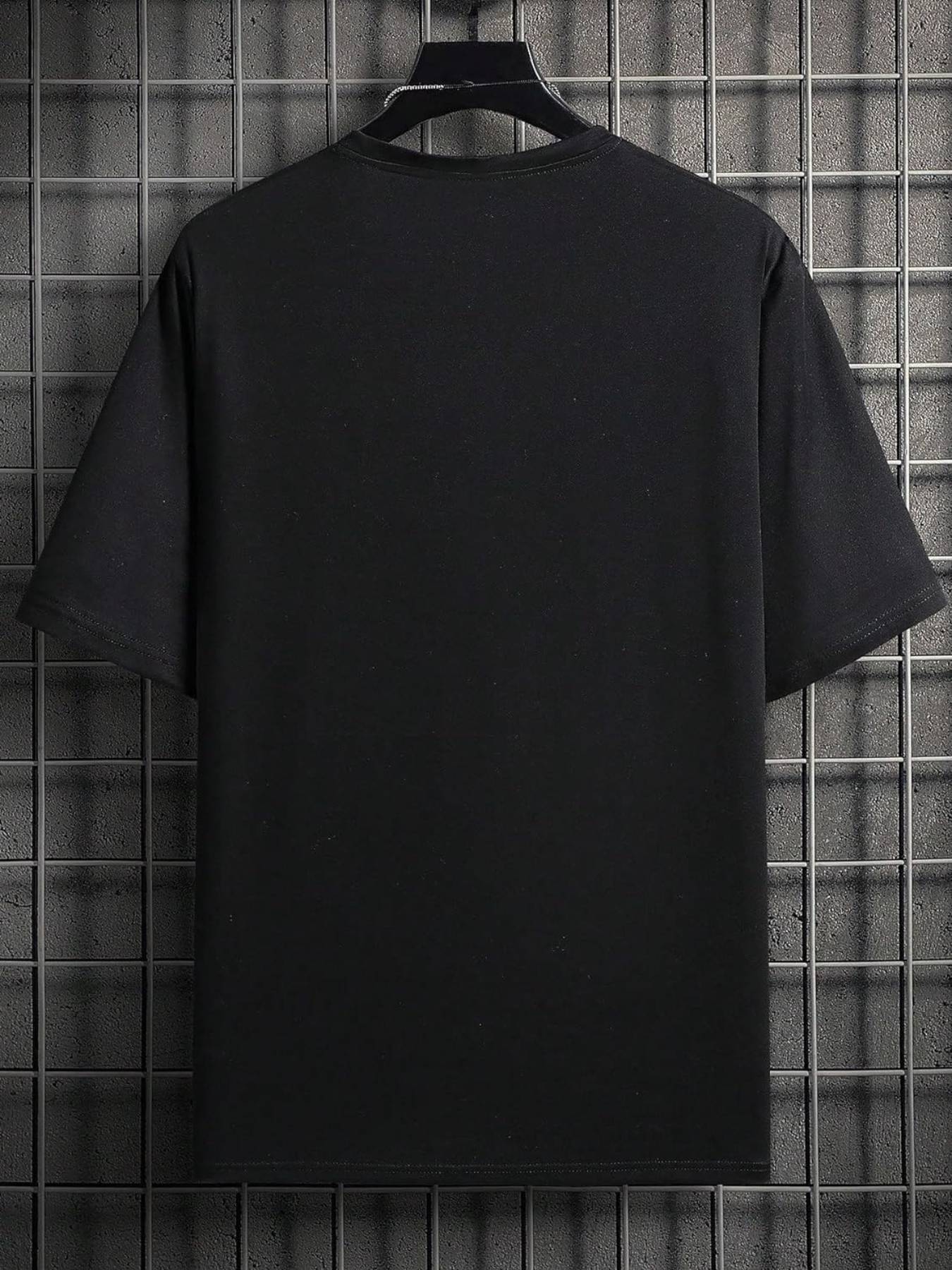 Fck Around And Find Out Black Round Neck Printed T-shirt