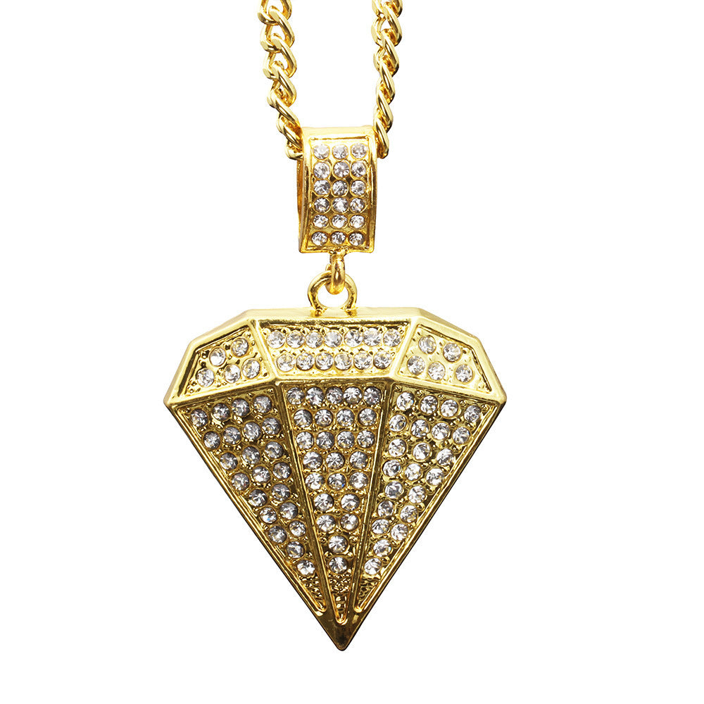 Full diamond hip-hop pendant