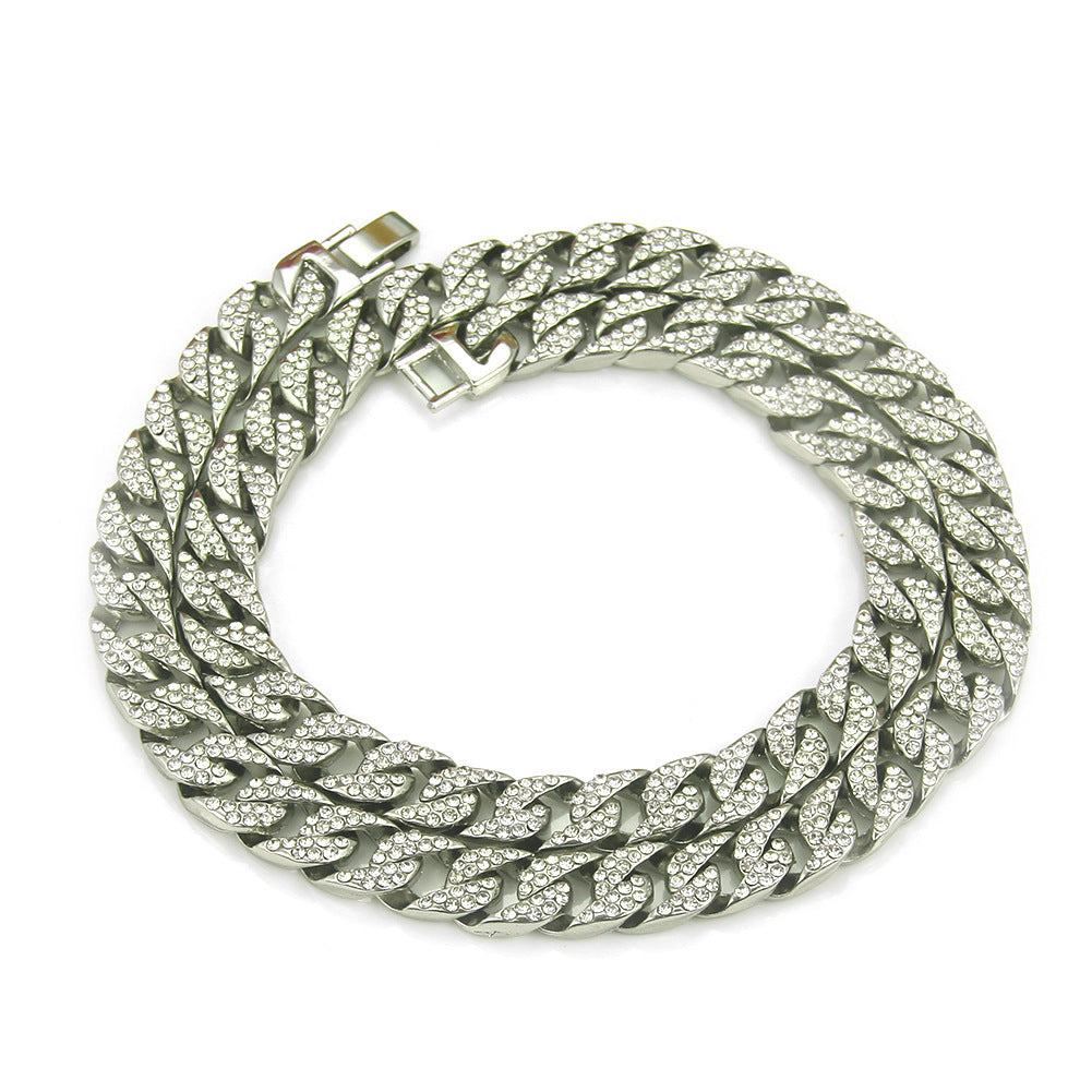 Men's Hip Hop Diamond Cuban Chain Necklace