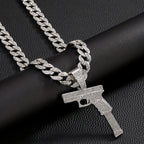 DATNEWDRIP Iced Out Extended Clip Pendant