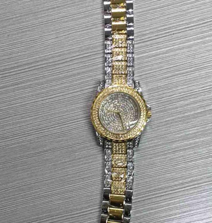 Gypsophila Rhinestone Diamond Steel Strap Watch Rhinestone Ladies Watch