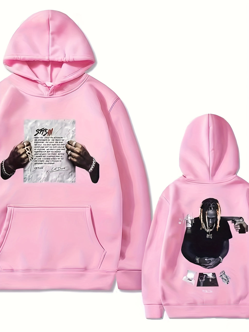 Lil Durk Social Distancing Graphic Hoodie