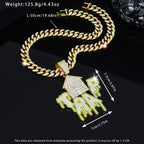 DATNEWDRIP Iced Out TRAP Pendant