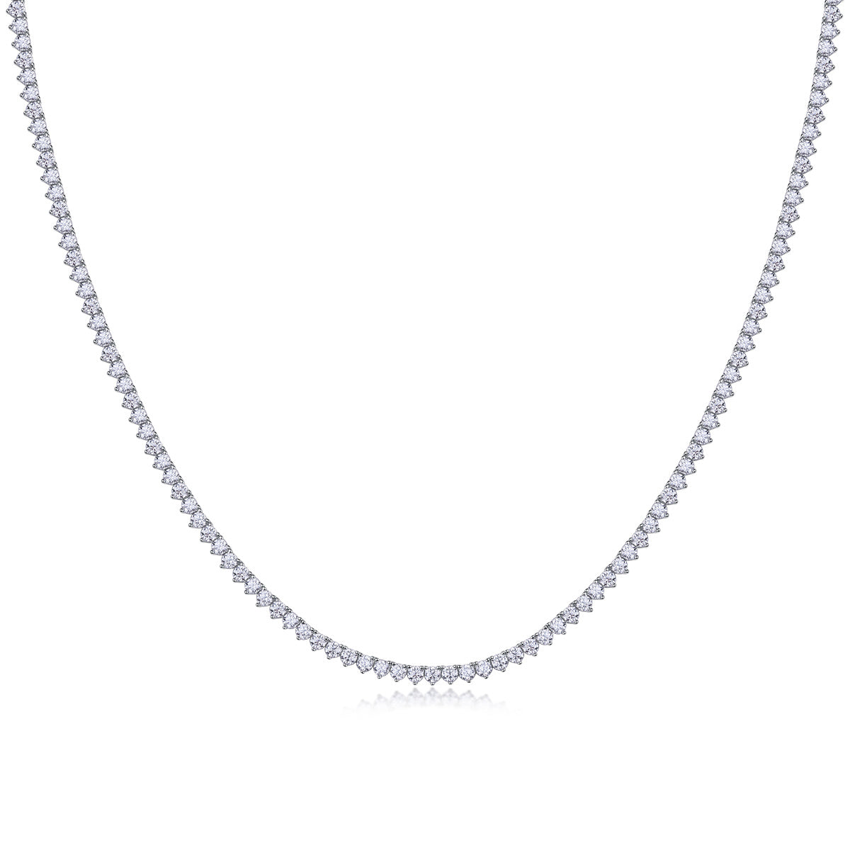 Moissanite Diamond S925 Silver Tennis Chain Necklace