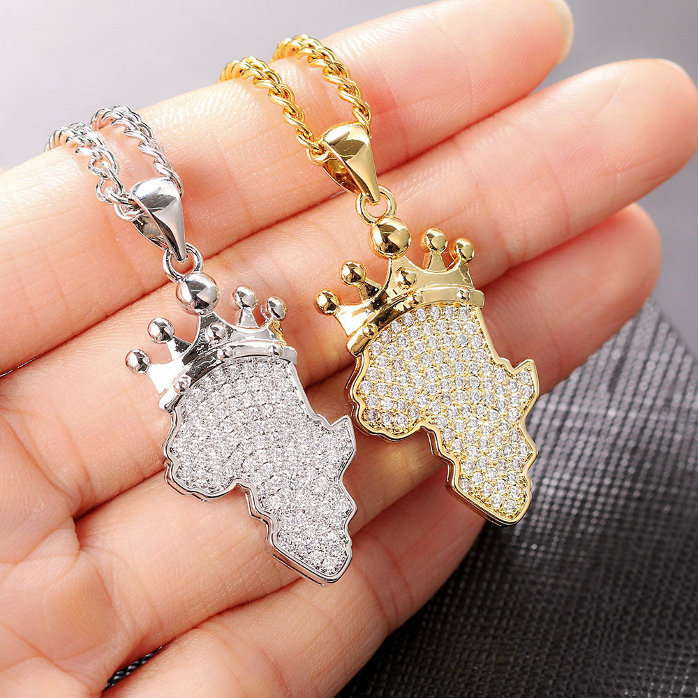 Map Hip Hop Popular Pendant Ornaments