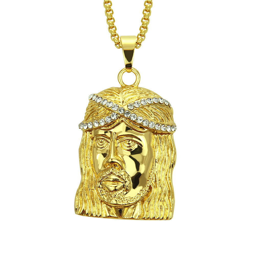 Head Portrait Hip-hop Pendant Necklace Jewelry