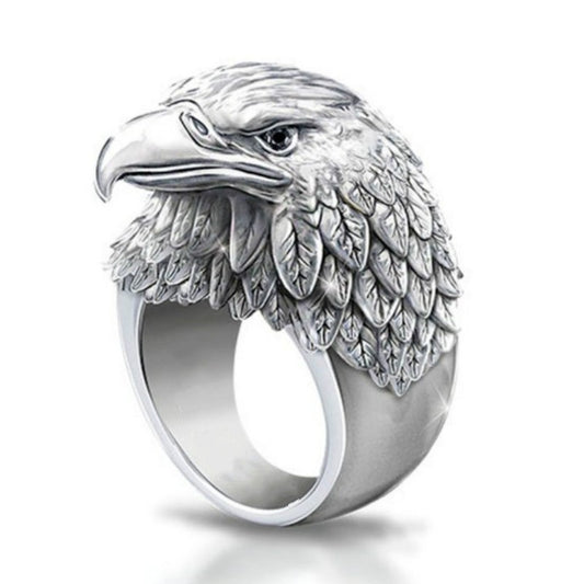 Men's Vintage 3D Stereoscopic Viking Alloy Eagle Ring