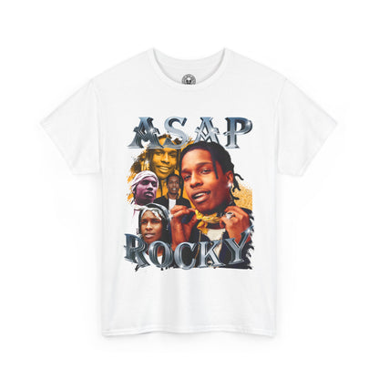 DATNEWDRIP ASAP Rocky Collar Poppin' Graphic Hip Hop T-Shirt