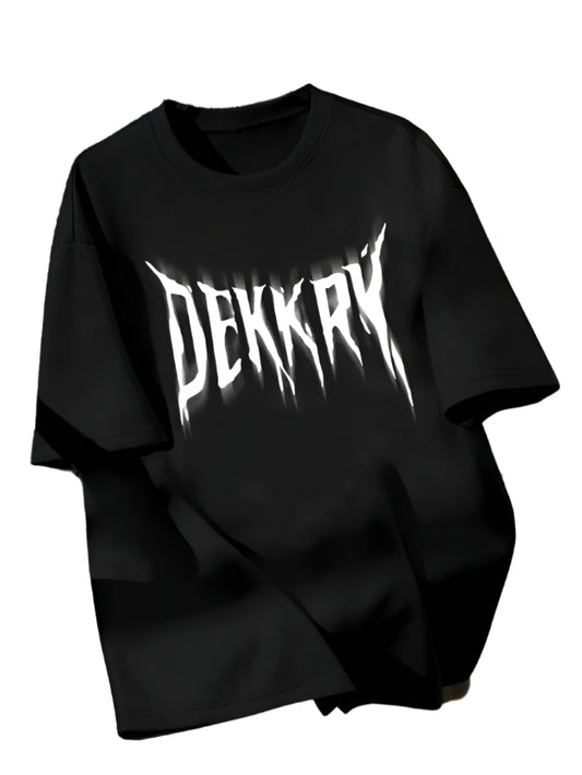 DEKKRY Print Engaging Visuals, Casual Short Sleeve T-Shirts For Boys - Cool, Lightweight And Comfy Summer Clothes