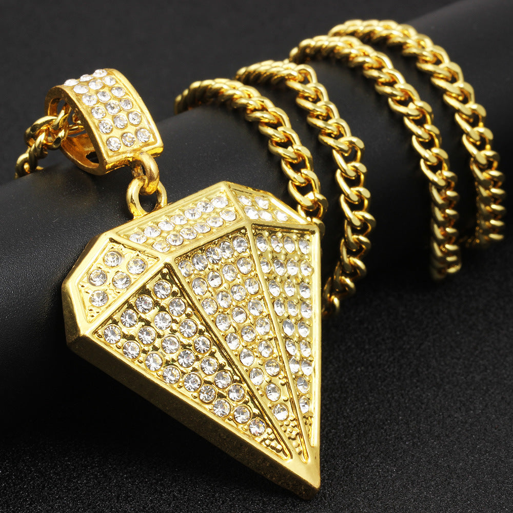 Full diamond hip-hop pendant